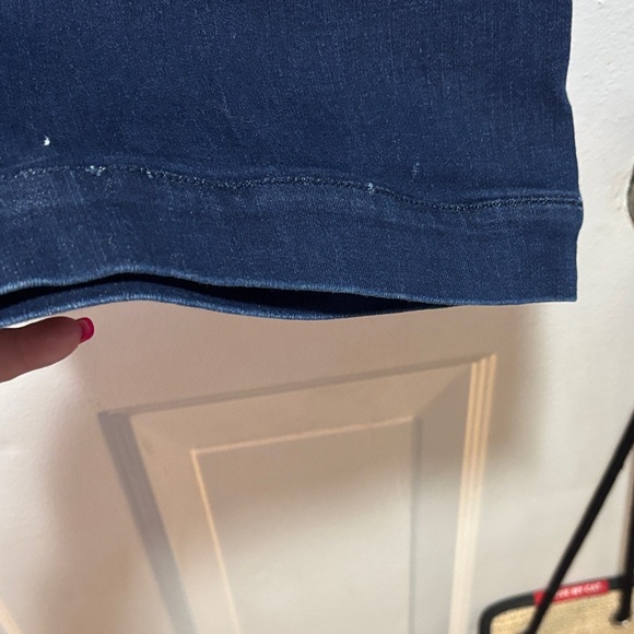 7 For All Mankind Dark Blue Flare Jeans - Picture 8 of 12